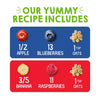 HappyBABY Organics Clearly Crafted Fruit & Oat Pouches, Variety Pack, 12 ct., 4 oz.