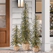 AlpineArtificialTreeswithLEDLights-Setof34-_1 - Brands For Less USA