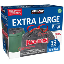 KirklandSignatureFlex-Tech33-GallonTrashBag_90-count - Brands For Less USA